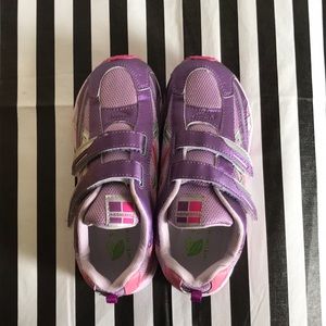 Tsukihoshi girls velcro sneakers size 13 1/2 new